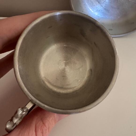 Danforth Pewter Disney Classic Winnie the Pooh Baby Cup and Bowl - Picture 4 of 11